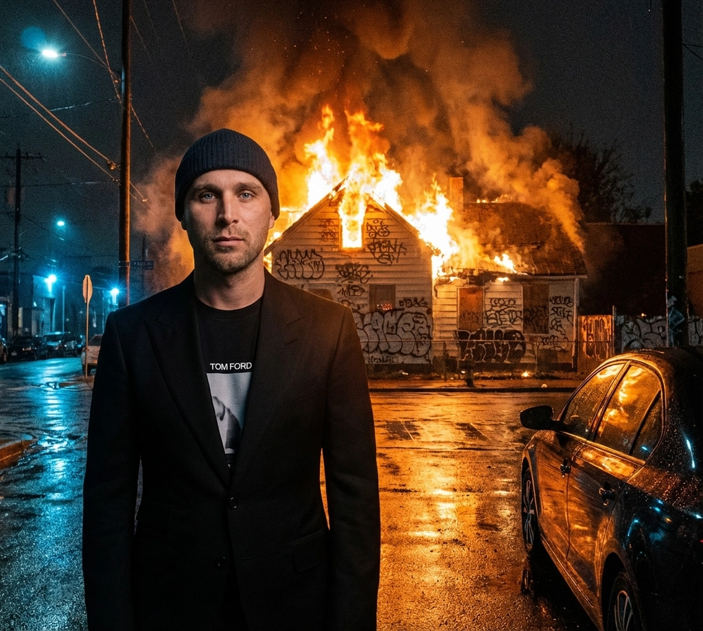 Горящий дом