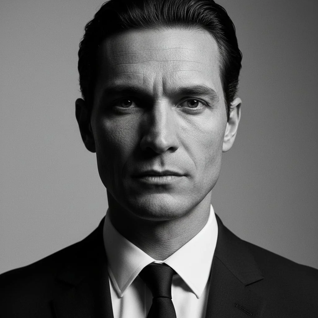 Высококачественный ЧБ портрет