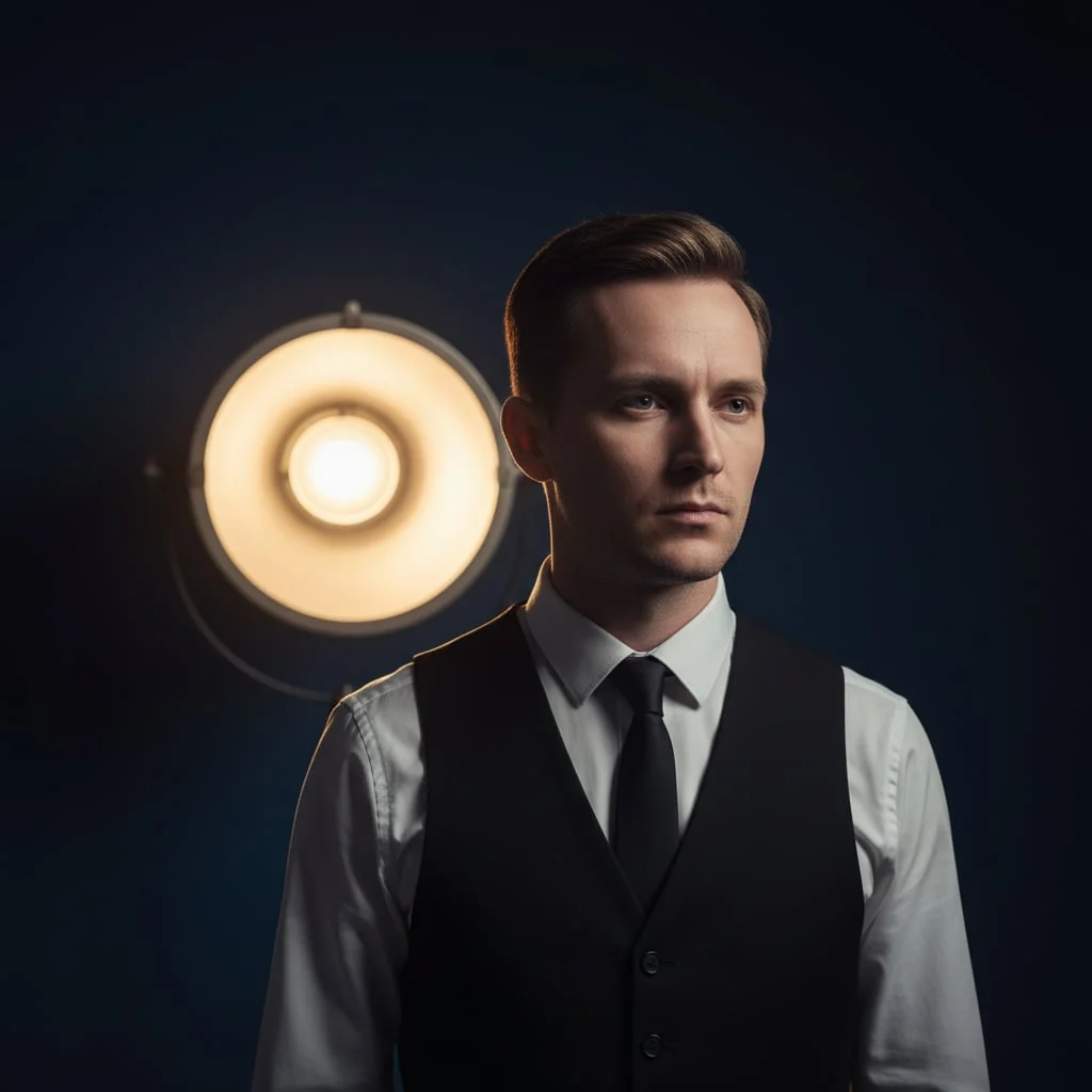 Портрет со студийным светом