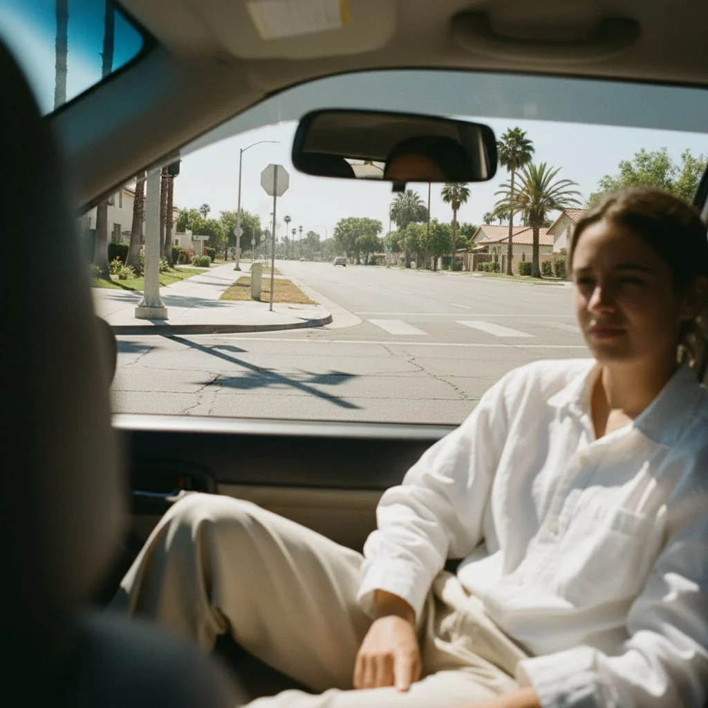 Из окна авто