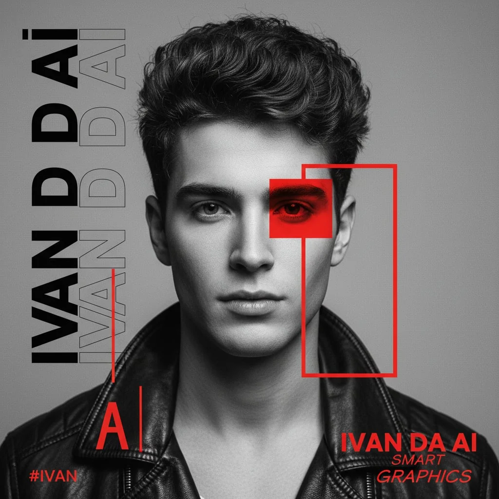 Обложка журнала с красным квадратом